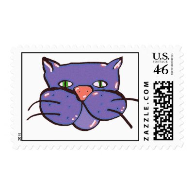 catitude postage stamps by lissame73