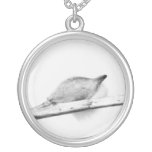 Catkin Necklace in Black and White necklaces