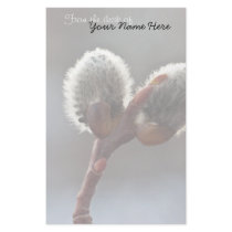 Catkin Twins; Customizable Custom Stationery