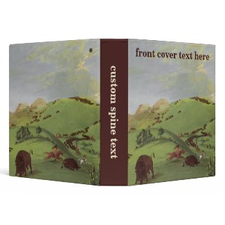 Catlin's Buffalo Chase binder