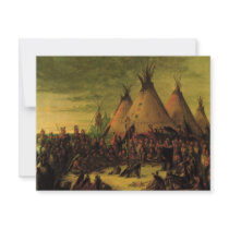 Catlin's Sioux War Council invitations
