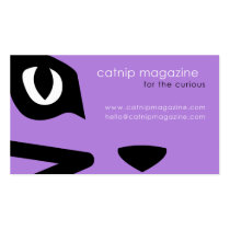 Catnip Magazine Promo Card business cards by getcatnip Catnip Magazine Promo Card business cards