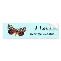 Catocala elocata bumper stickers by FlutterByButterfly Catocala elocata bumper stickers