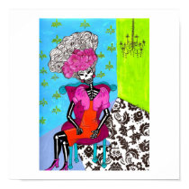 Catrina Pretty in Pink posters by tonisanch Catrina Pretty in Pink posters