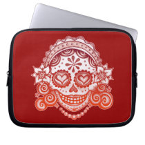 Catrina Sugar Skull Lady Laptop Sleeve