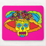 Catrina Sugar Skull Mouse Pads