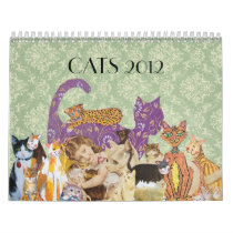 Cats 2012 wall calendar
