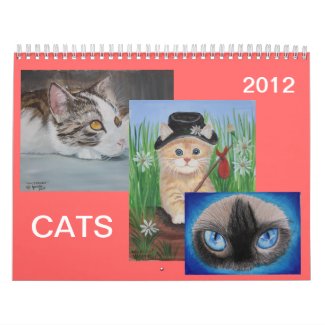 CATS 2012 WALL CALENDAR calendar