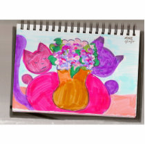 Cats and Flowers Cut Out