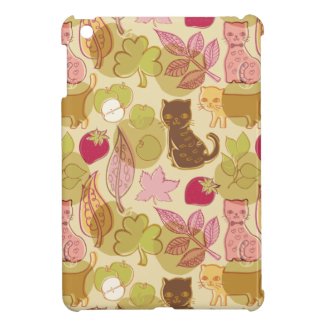 Cats and fruit iPad mini cases