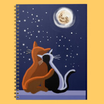 cats and romance notebooks