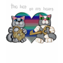 Cat's are Key t-shirts by jamiecreates1 Cat's are Key t-shirts