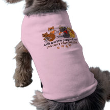 Cats are like potato chips dog shirt