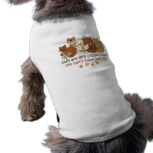 Cats are like potato chips pet tee