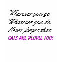 Cats are People - Extended t-shirts by JProctor666 Cats are People - Extended t-shirts