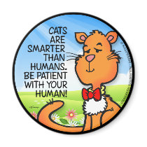 Cats Are Smarter Refrigerator Magnets