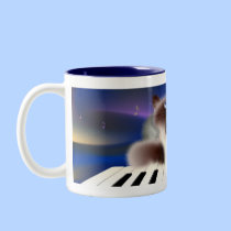 Cats At Piano mugs