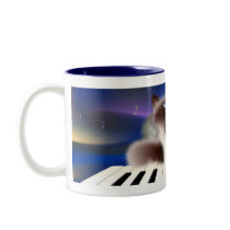 Cats At Piano Mug