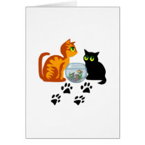 Cats At Play Greeting Cards