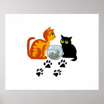 Cats At Play Posters