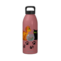 Cats At Play Reusable Water Bottles