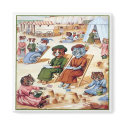 Cats At the Beach by Louis Wain magnets
