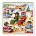 Cats At the Beach by Louis Wain posters by Aquavel Cats At the Beach by Louis Wain posters