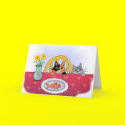 Cats at the Table, Notecard