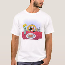 Cats at the Table t-shirts