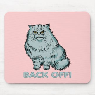 Cats: Back Off! mousepad