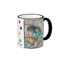 Cats Bud & Tony Nap Mug #3