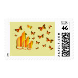 Cats & Butterflies Stamp