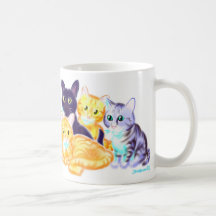 Cats Caricature Mug