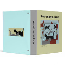 CATS! Cats! cats-too many cats BINDER