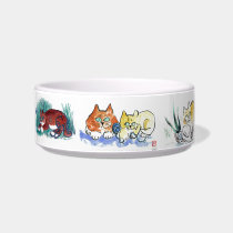 Cats, Cats & More Cats Cat Food Bowls