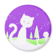 Cats choir magnets
