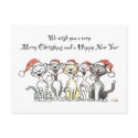 Cats christmas postcard by jsoh Cats christmas postcard
