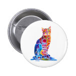 CATS DANCING COLORS PIN