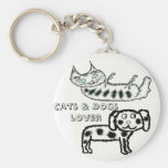 Cats & Dogs lover Key Chains