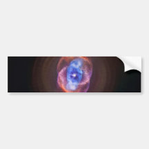 Cat's Eye Nebula Space Bumper Sticker