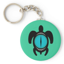 Cat's Eye Turtle Keychain