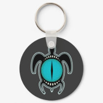 Cat's Eye Turtle Keychain