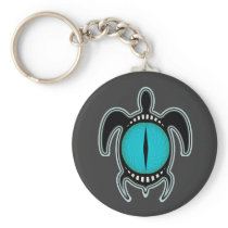 Cat's Eye Turtle Keychain