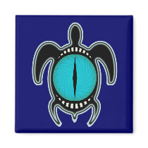 Cat's Eye Turtle Magnets