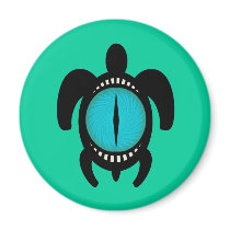 Cat's Eye Turtle Magnets