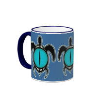 Cat's Eye Turtle Mugs
