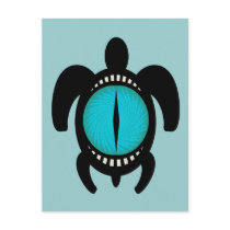 Cat's Eye Turtle Postcard