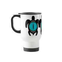 Cat's Eye Turtle Travel Mugs