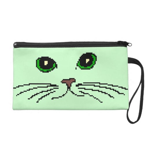 Cat's Face Wristlet Purse
