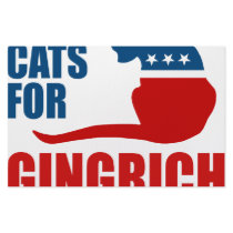CATS FOR GINGRICH CUSTOM STATIONERY